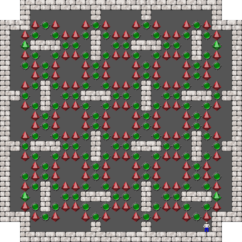 Sokoban Sasquatch 05 Arranged level 51